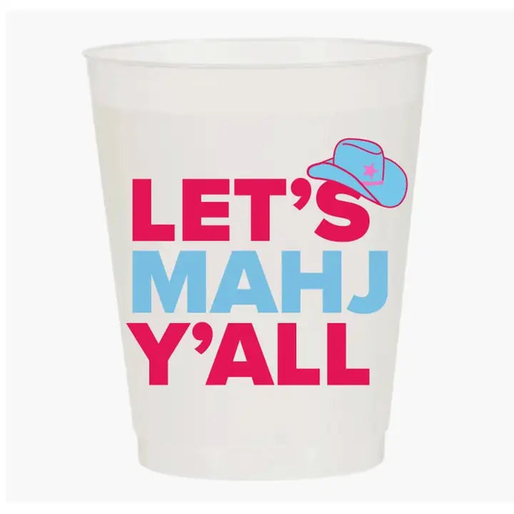 “Let’s Mahj Y’all” Mahjong Frost Flex Cup The Happy Southerner
