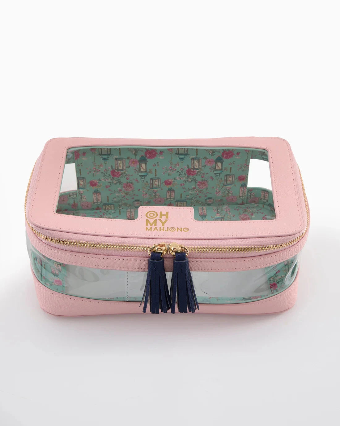 Light Pink Tile Storage Bag The Happy Southerner