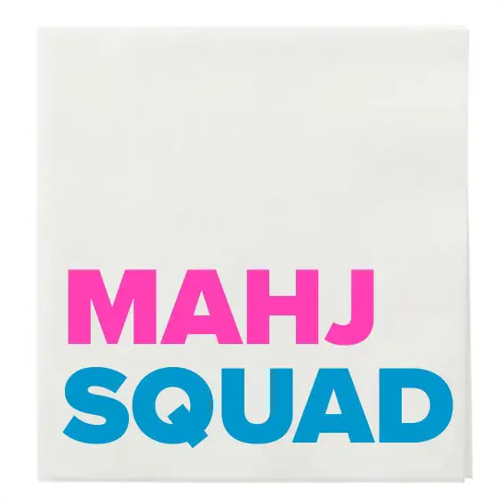 “Mahj Squad” Cocktail Napkins The Happy Southerner