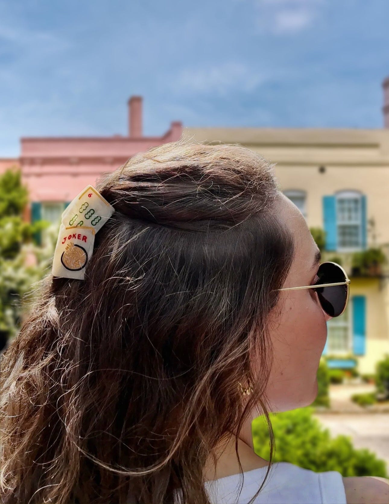Mahjong Claw Hair Clip The Happy Southerner