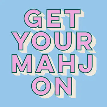 Mahjong Cocktail Funny Napkins | Get Your Mahj On - 20ct The Happy Southerner