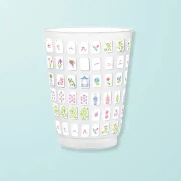 Mahjong Tiles Frosted Cups - Mahjong The Happy Southerner