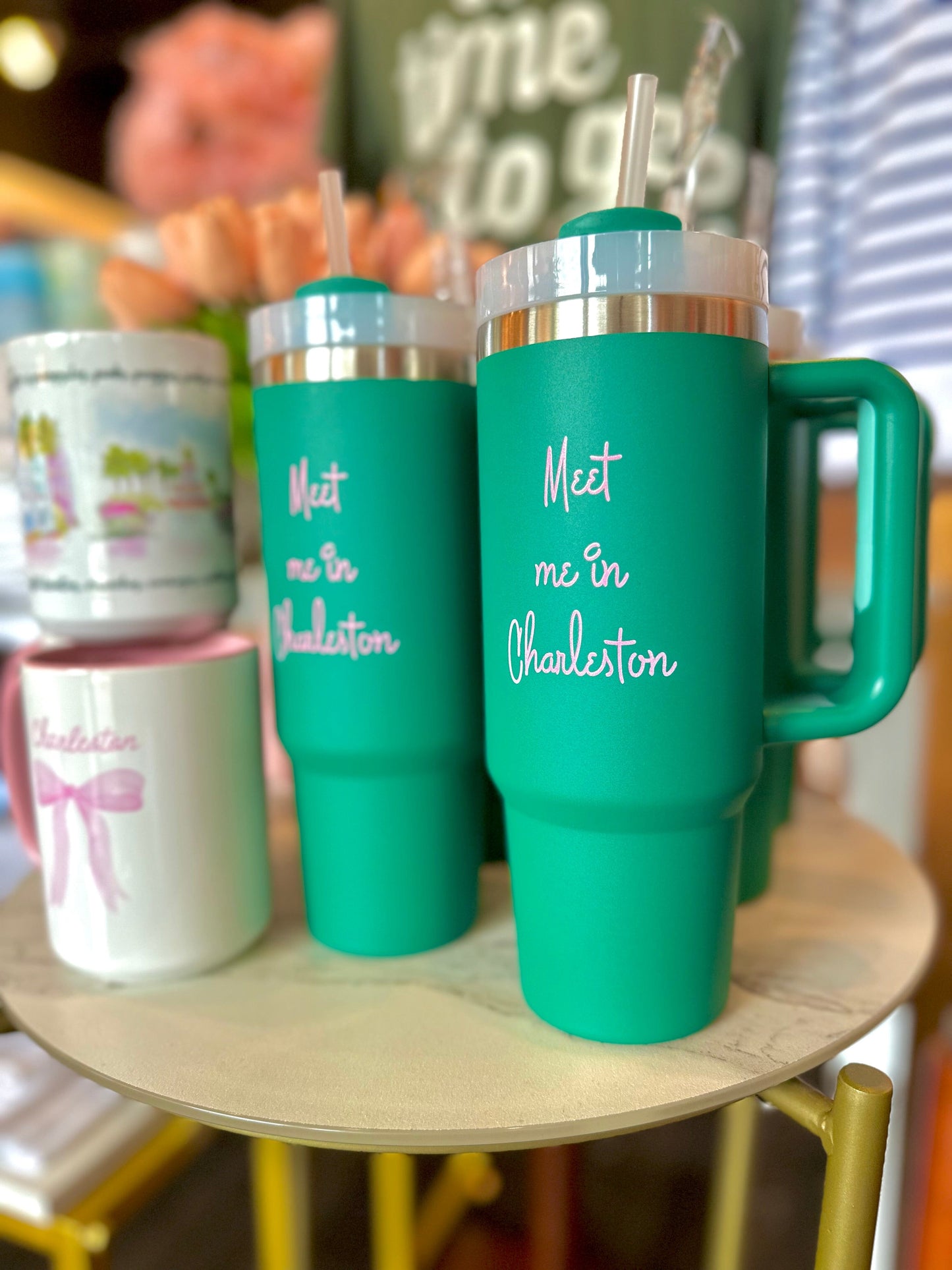 Meet Me In Charleston Tumbler The Happy Southerner