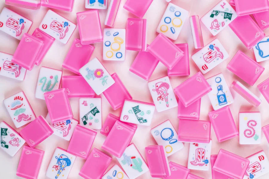 Miss Cowgirl: Mahjong Tile Set The Happy Southerner