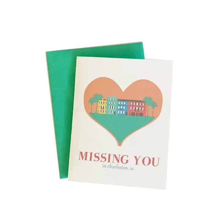 Missing You in Charleston Greeting Card The Happy Southerner
