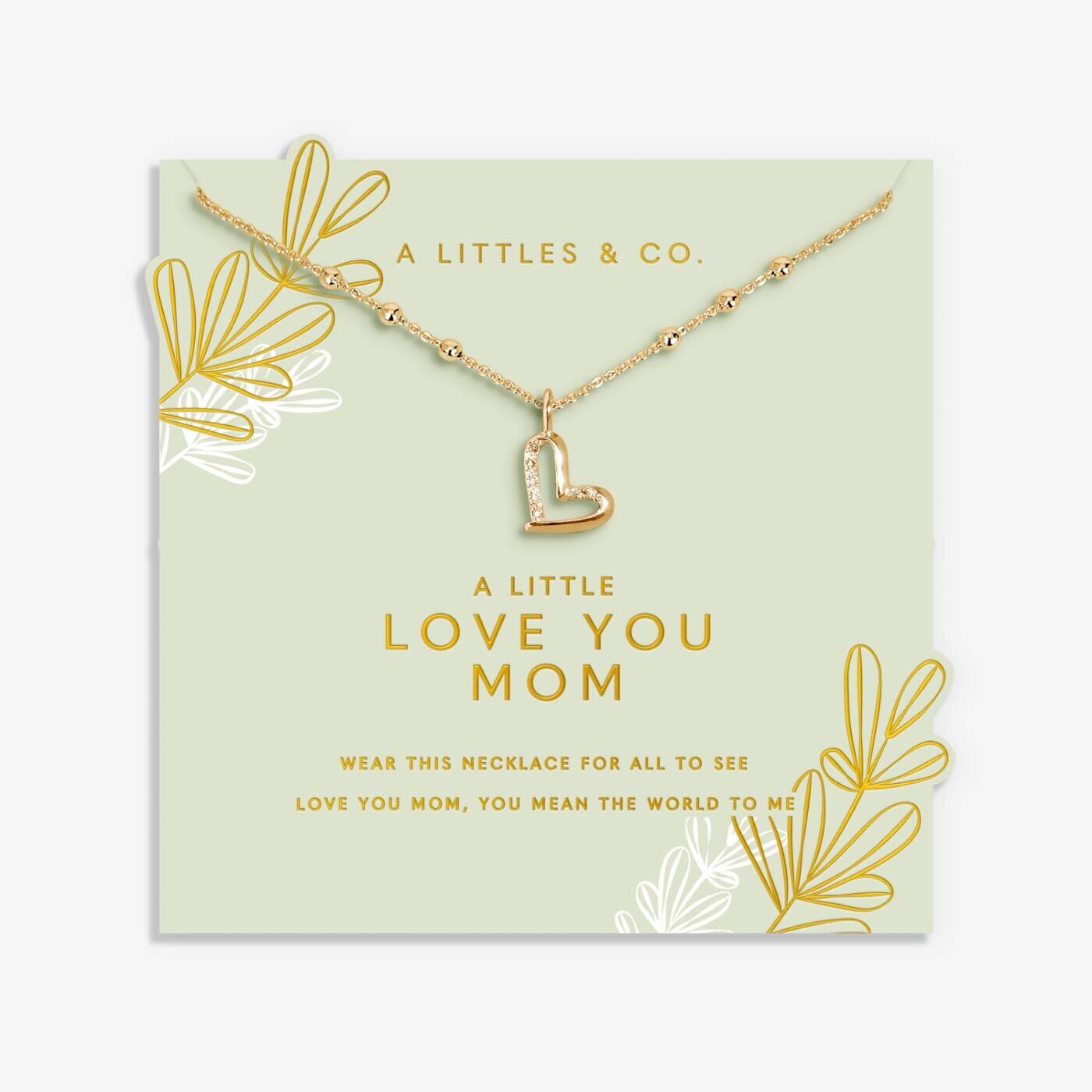 Mother's Day Necklace A Little 'Love You Mom' Necklace The Happy Southerner