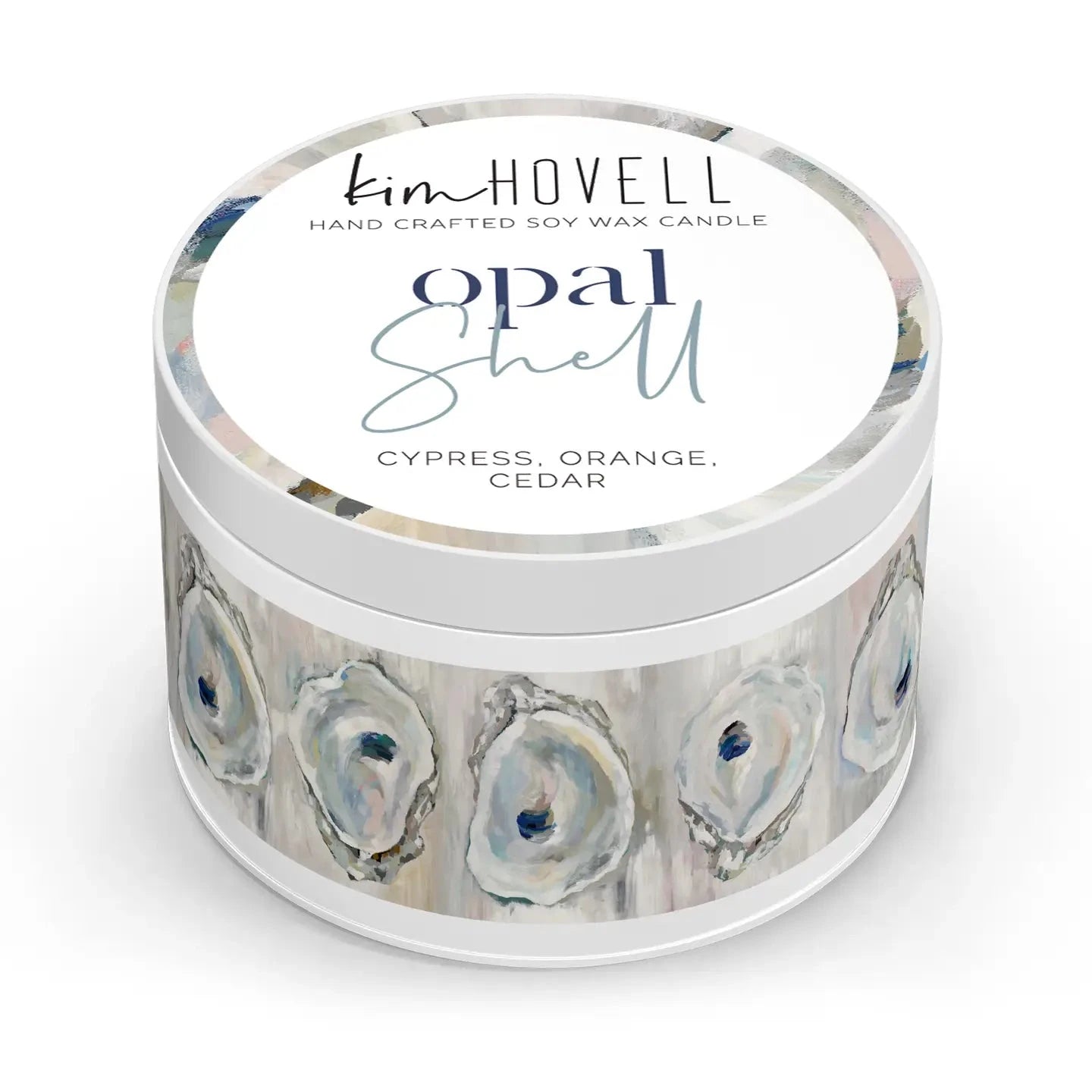 Opal Shell Candle Travel Tin The Happy Southerner