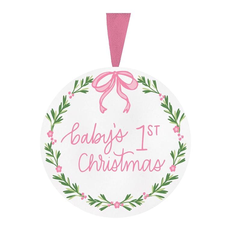 Ornament Baby's First Pink The Happy Southerner