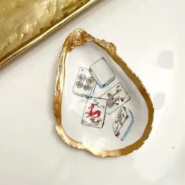 Oyster Ring Dish - Mah Jong The Happy Southerner