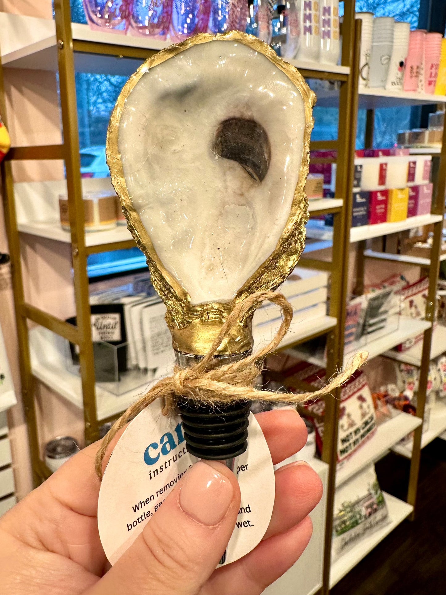 Oyster Wine Stopper The Happy Southerner