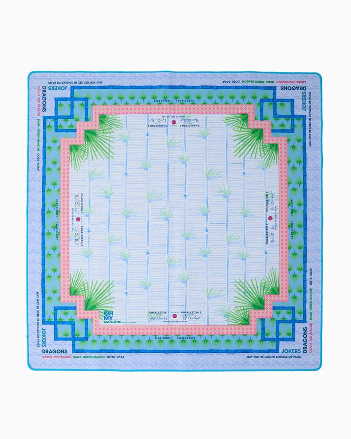 Palm Paradise Mahjong Mat The Happy Southerner