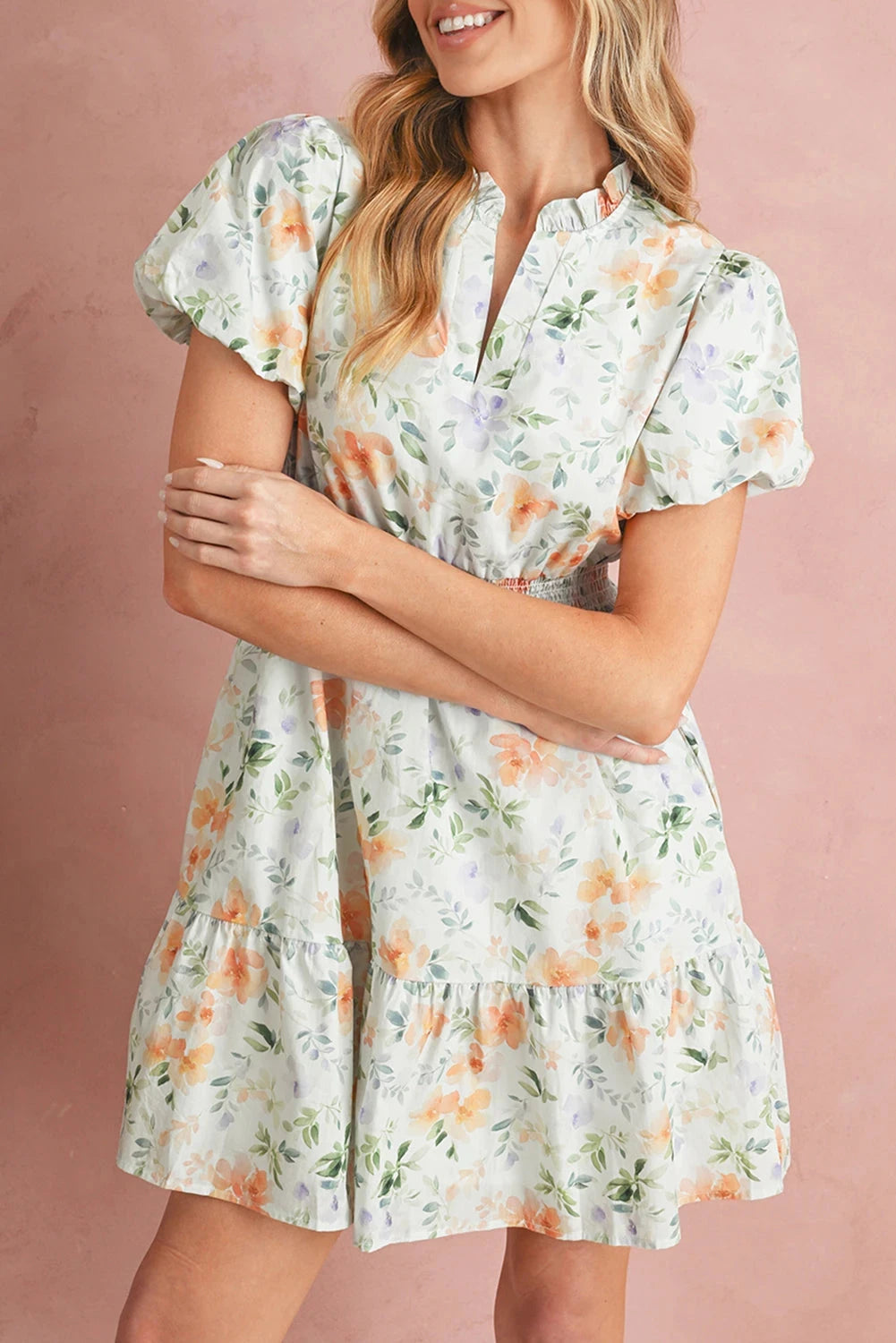 Petal Whisper Ruffle Dress The Happy Southerner