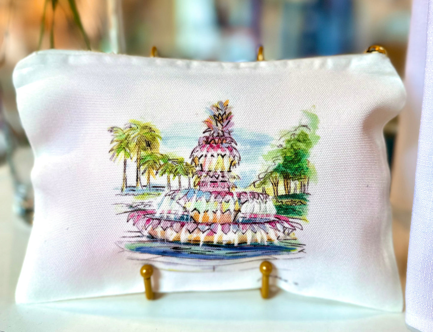 Pineapple Makeup Bag The Happy Southerner