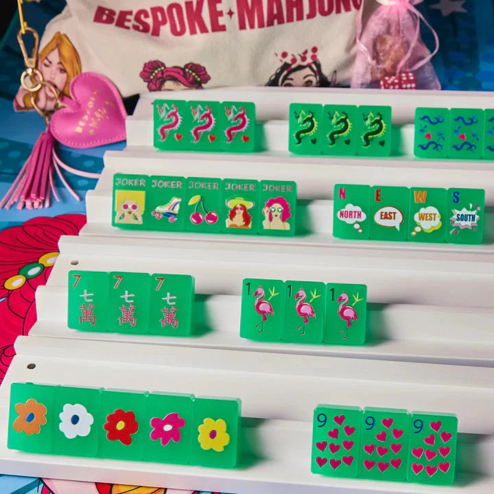 Pop Diva Mahjong Tiles - DISCO GREEN The Happy Southerner