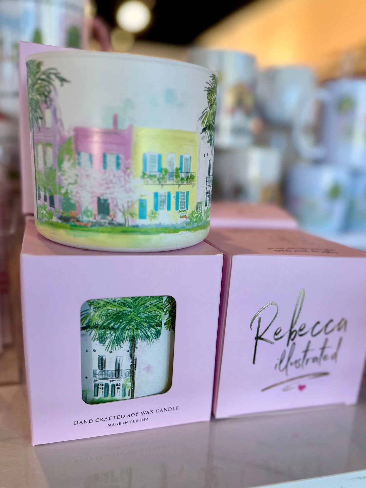 Rainbow Row Candle The Happy Southerner