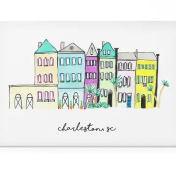 Rainbow Row Magnet The Happy Southerner