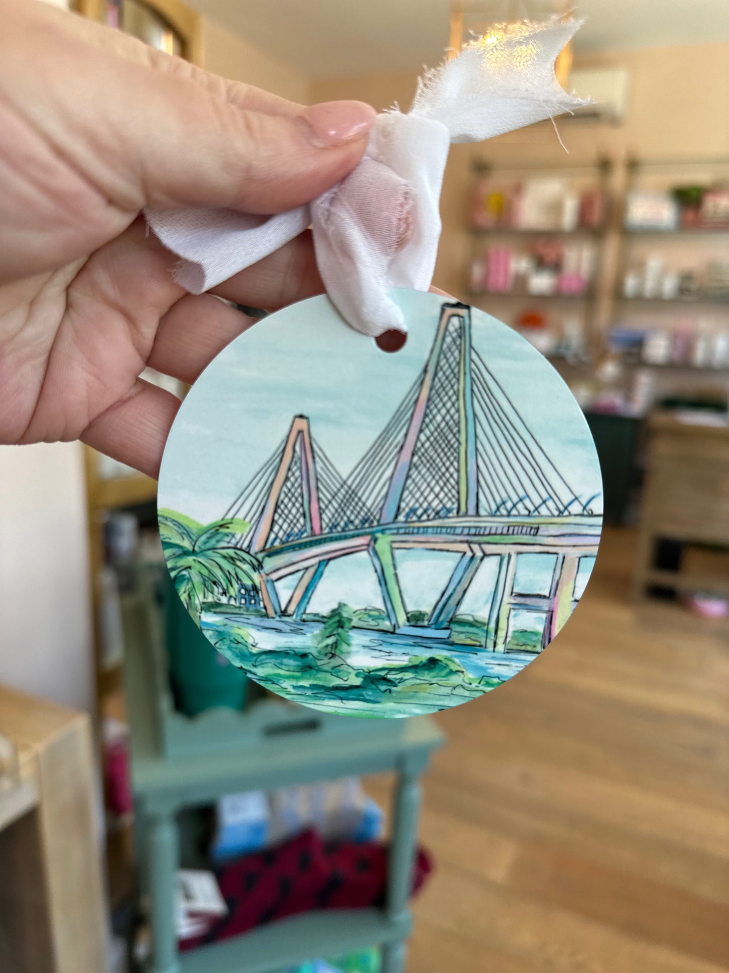 Ravenell Bridge Ornament The Happy Southerner