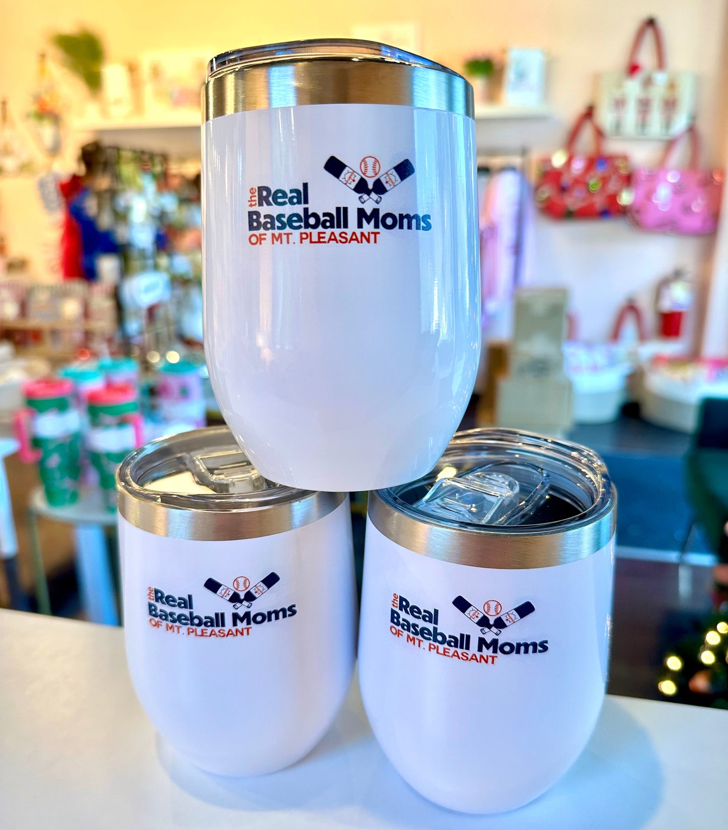 Real Baseball Moms of Mt. Pleasant Tumbler The Happy Southerner