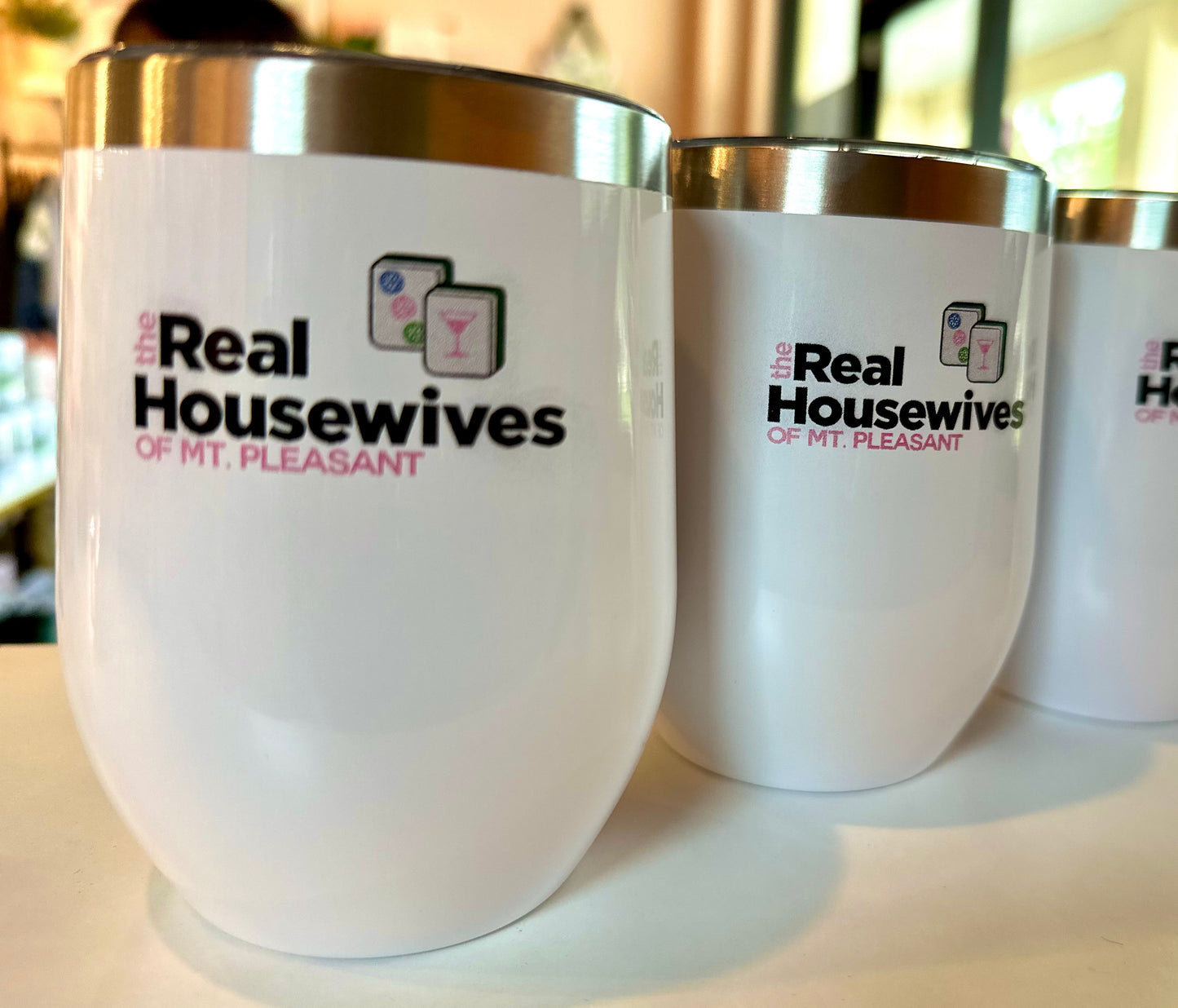 Real Housewives of Mt. Pleasant Mahjong Tumbler The Happy Southerner