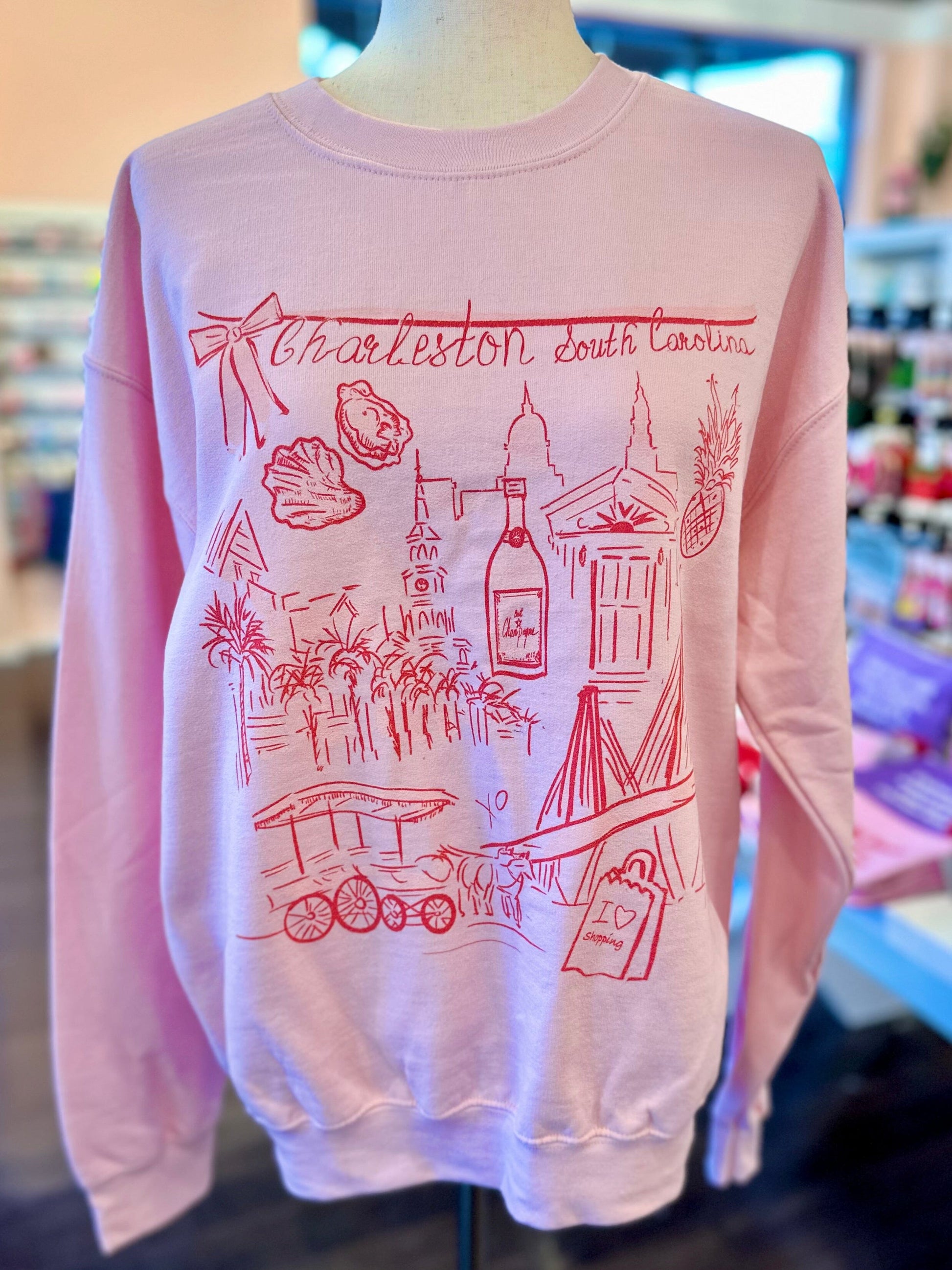 Rebecca Illustrated Love Charleston Sweatshirt The Happy Southerner