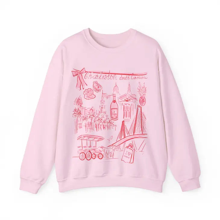 Rebecca Illustrated Love Charleston Sweatshirt The Happy Southerner