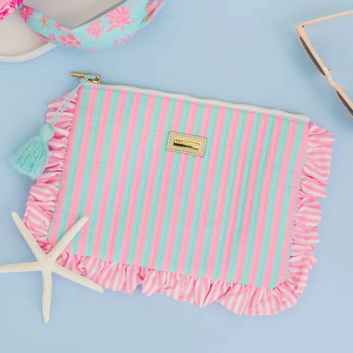 Ruffle Pencil Pouch The Happy Southerner
