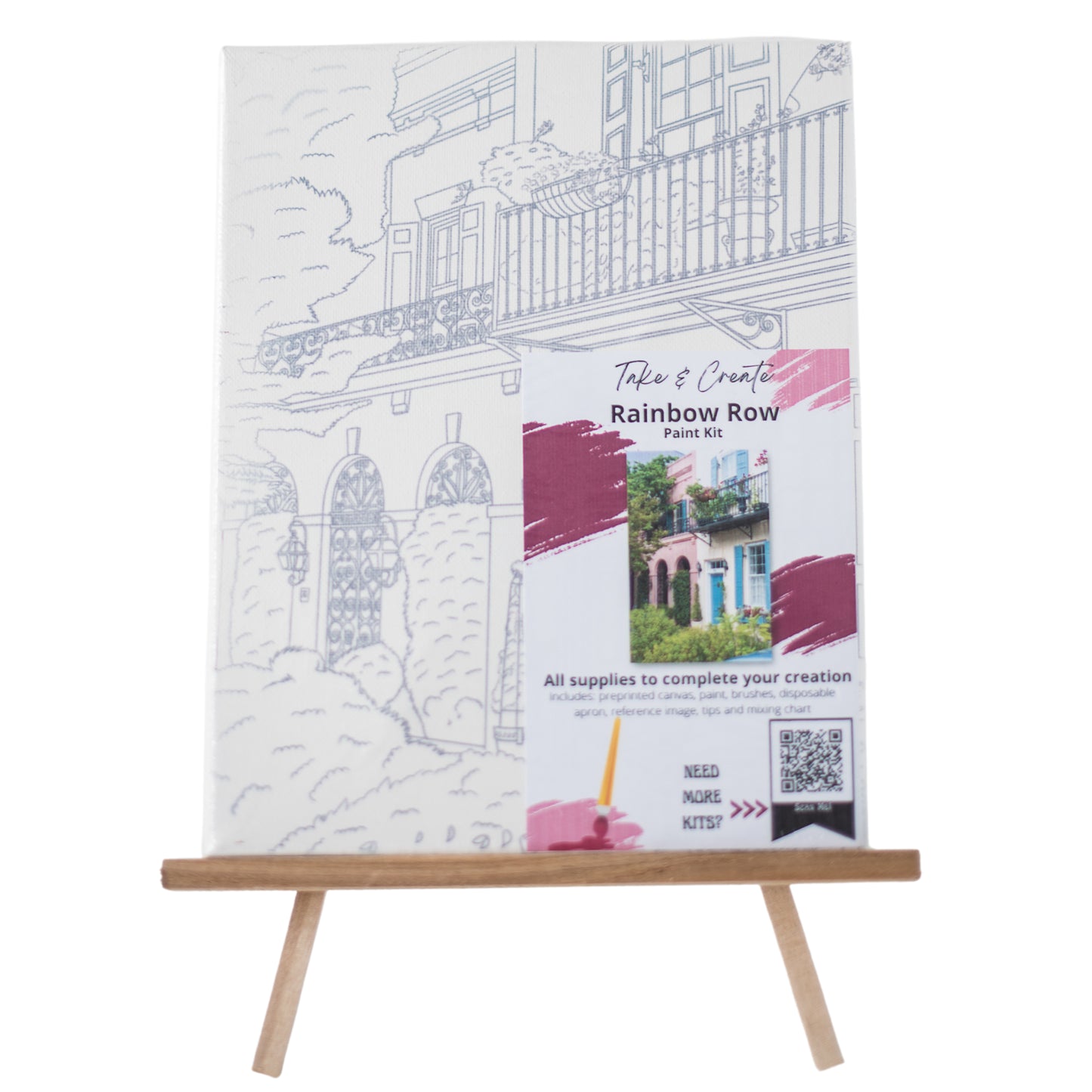 Rainbow Row Paint Kit