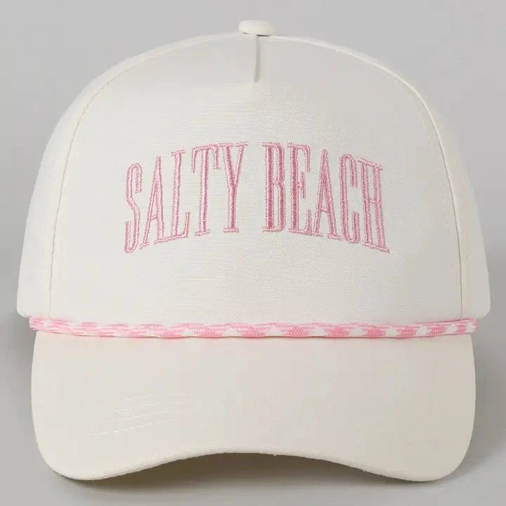 Salty Beach Embroidered Hat The Happy Southerner