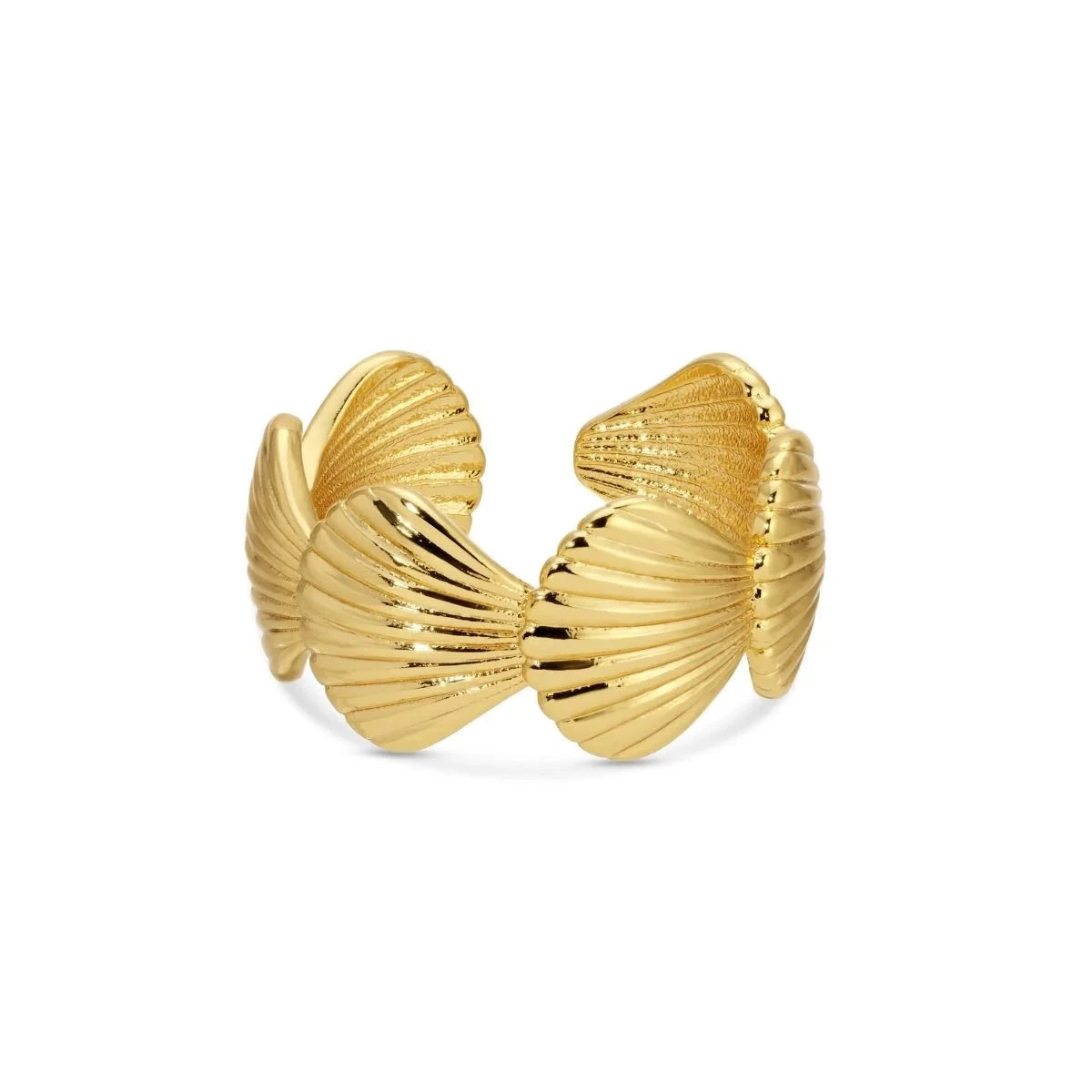 Scallop Shell Adjustable Ring The Happy Southerner