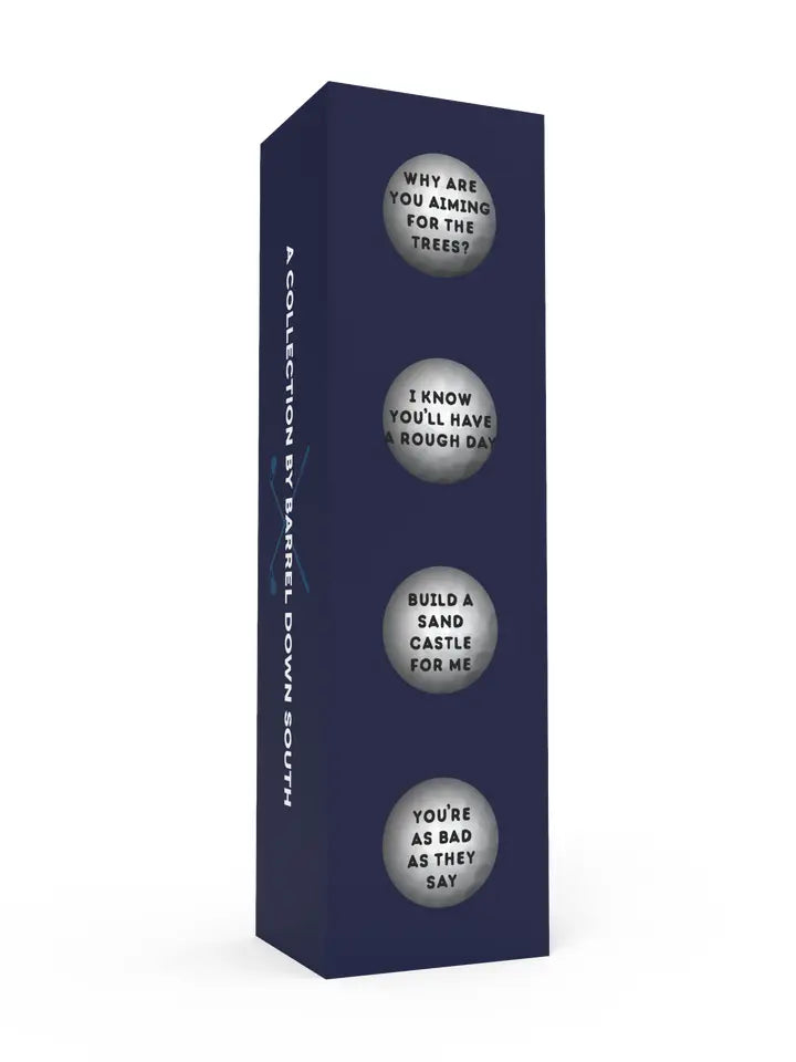 Smack Talk Golf Balls - Aiming for the tress? The Happy Southerner