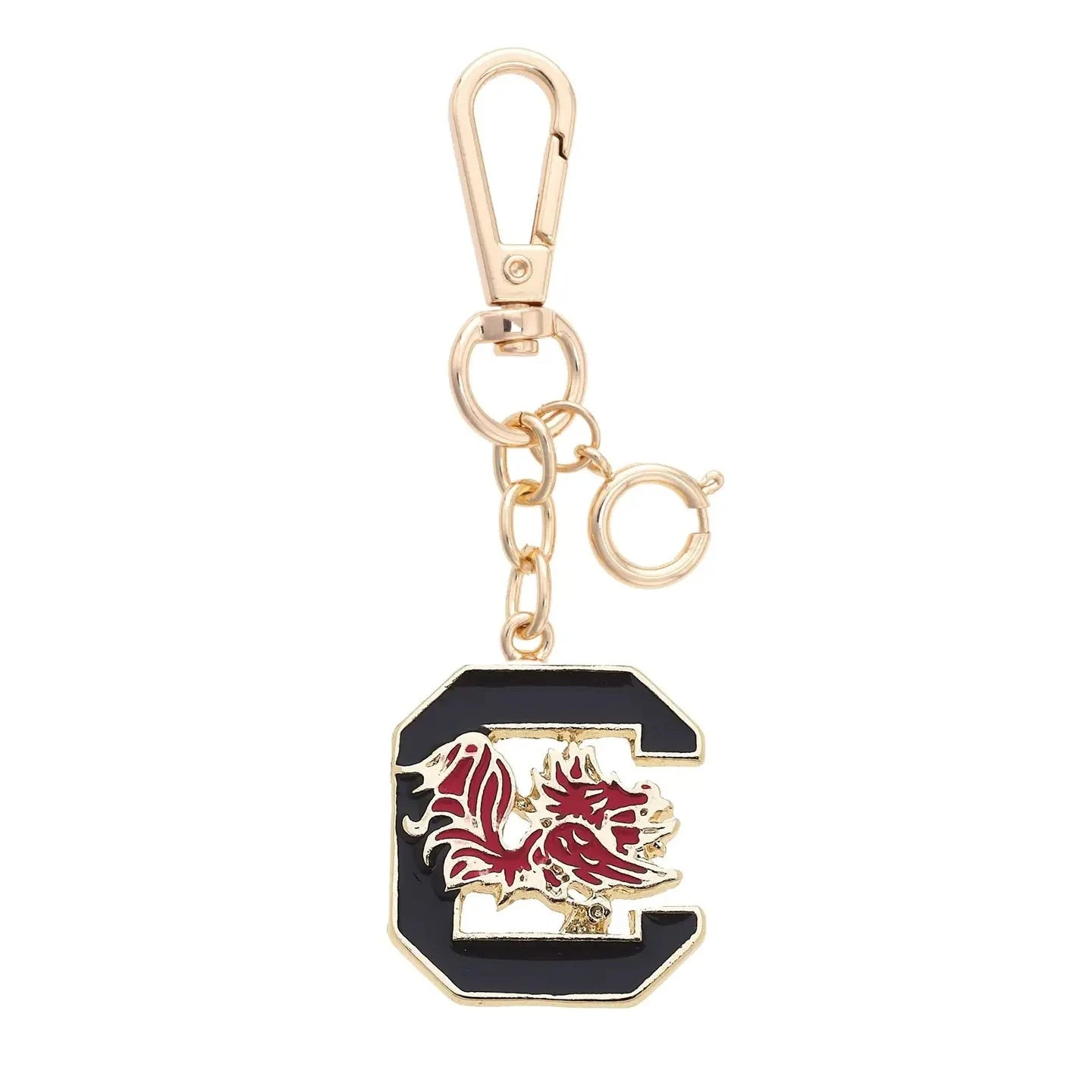 South Carolina Gamecocks Enamel Logo Bag Charm The Happy Southerner