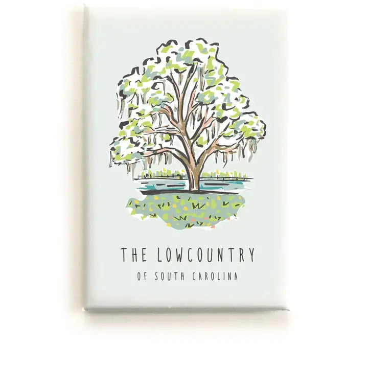 South Carolina Lowcountry Oak Tree Magnet The Happy Southerner