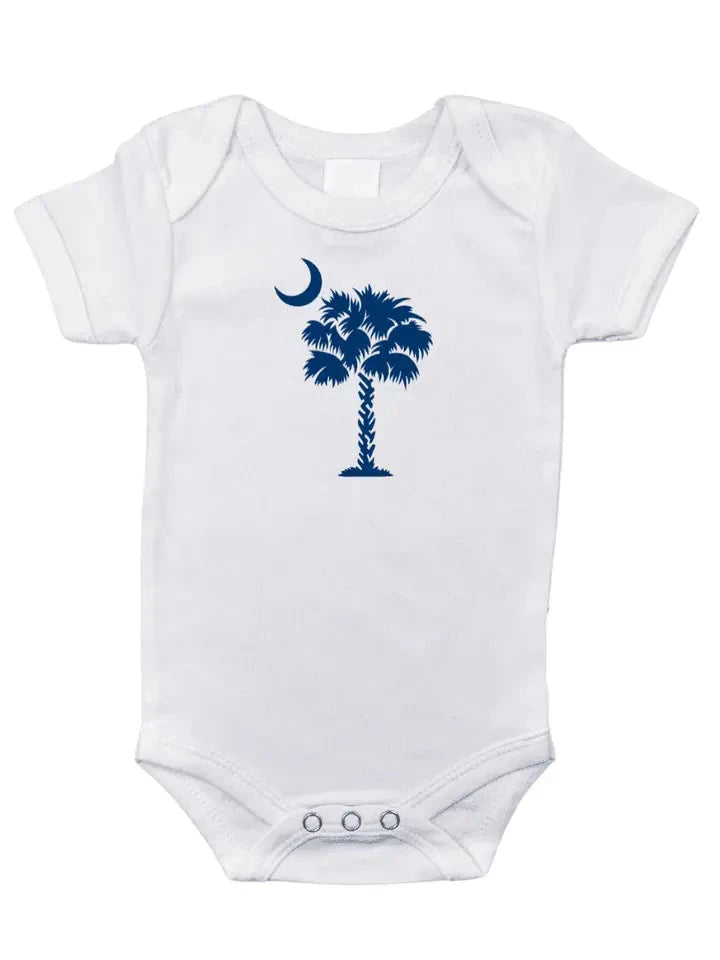 South Carolina Palmetto Moon Baby Onesie The Happy Southerner