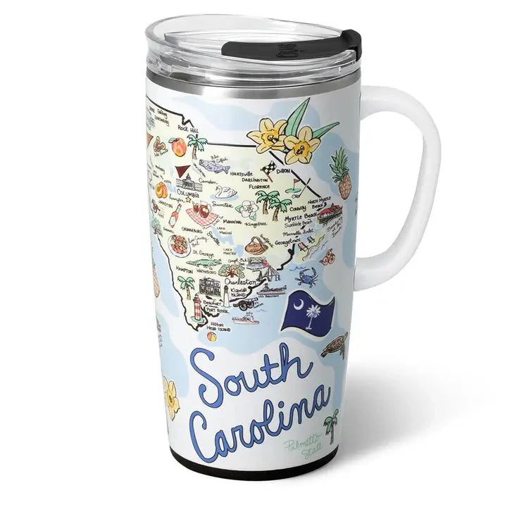 South Carolina Travel Mug (22oz) The Happy Southerner