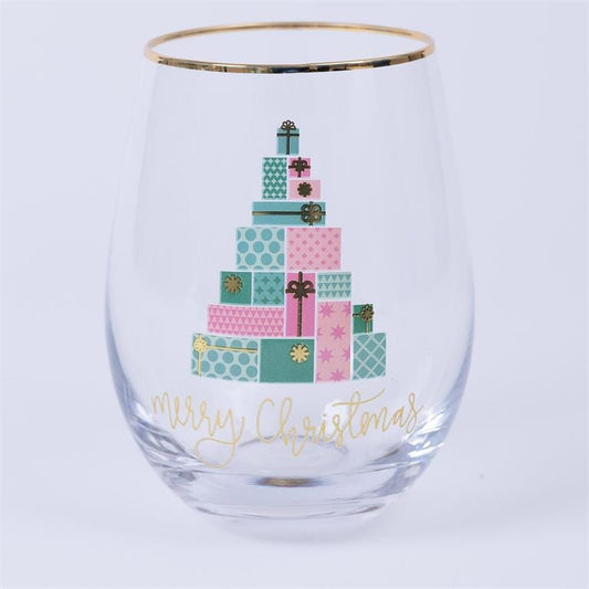 Stemless Wine Glass Present Tree The Happy Southerner