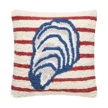 Stripe Oyster Hook Pillow The Happy Southerner