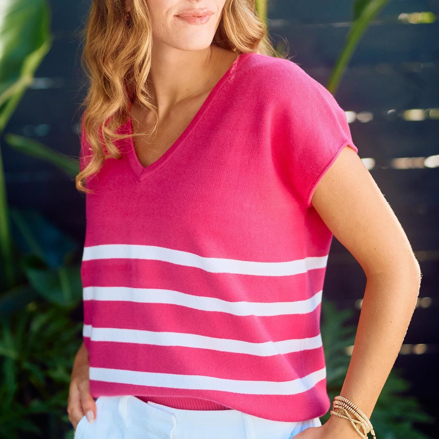 Sweater Hannah Pink The Happy Southerner