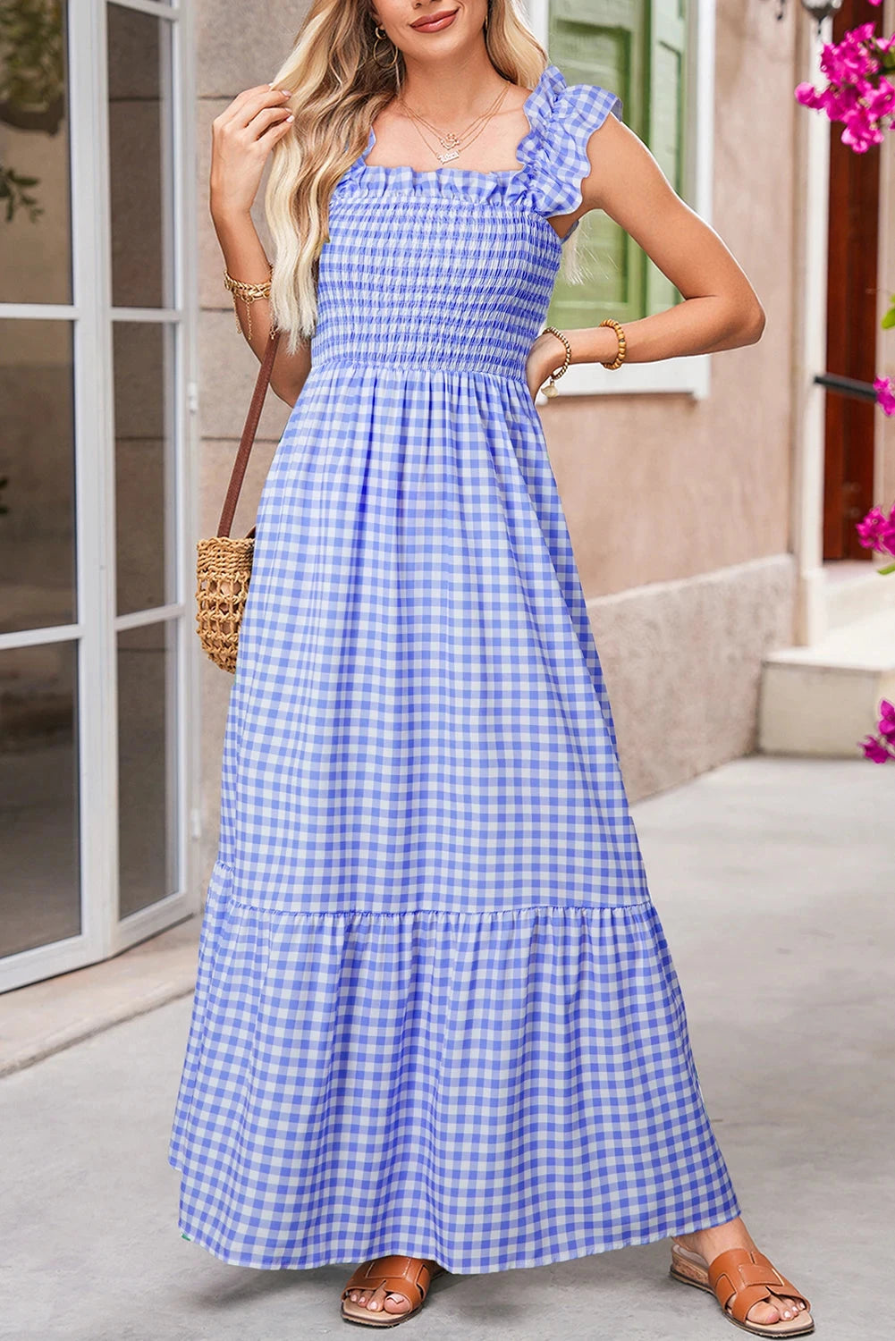 Sweet Tea & Gingham Maxi The Happy Southerner