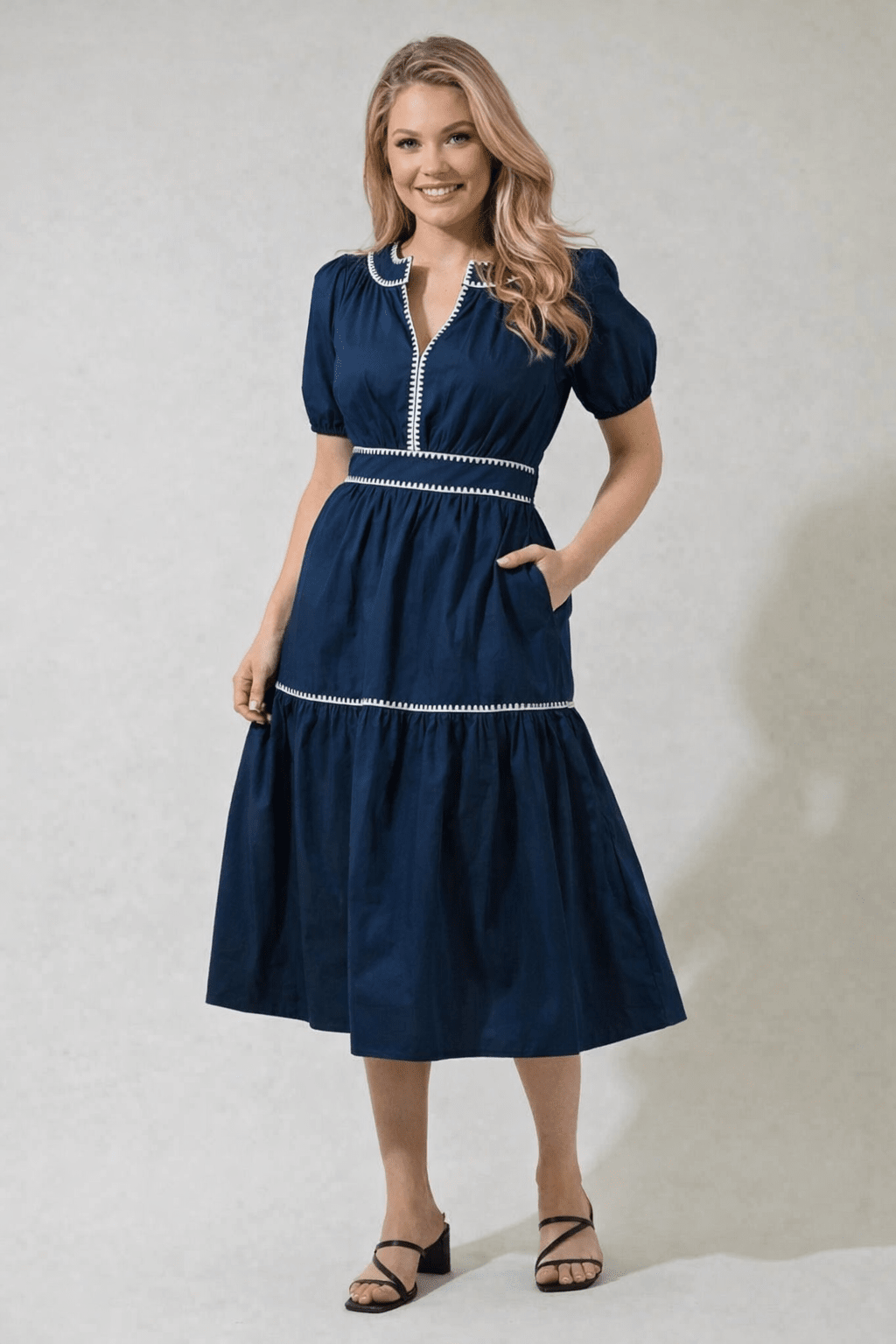 Taliah Midi Dress The Happy Southerner