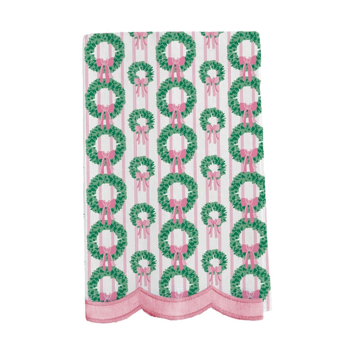 Tea Towel Rosy Wreaths The Happy Southerner