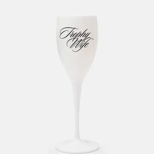 Trophy Wife Champagne Flute The Happy Southerner
