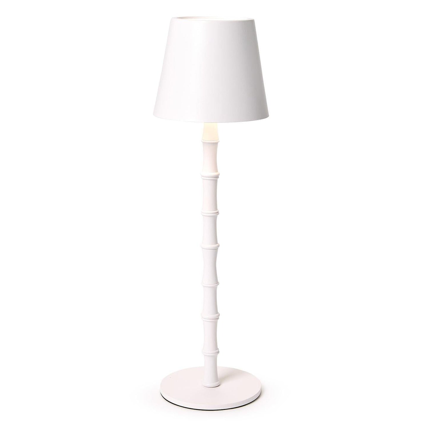 White Bamboo Table Lamp The Happy Southerner