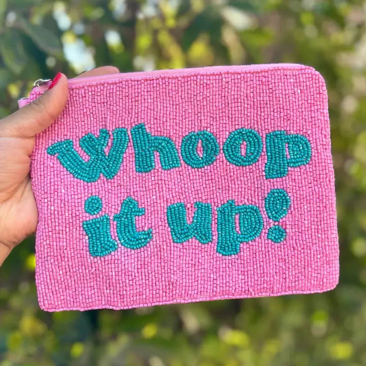 Whoop It Up! Large Beaded Pouch The Happy Southerner