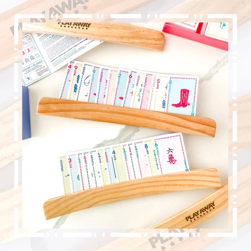 Wooden Card Rack - Set of 4 Playing Card Game Accessory The Happy Southerner