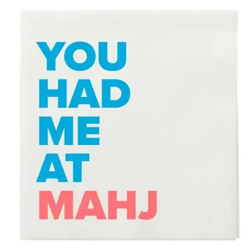 You Had Me At Mahj Napkins The Happy Southerner