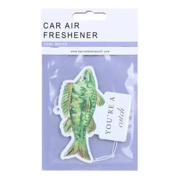 You're A Catch Fish Car Air Freshener The Happy Southerner