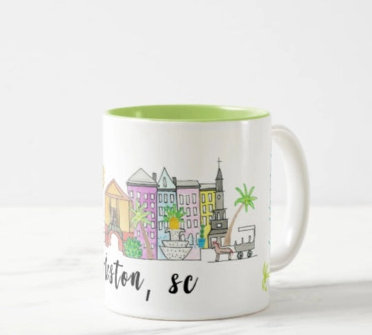 Charleston Skyline Coffee Mug The Happy Southerner