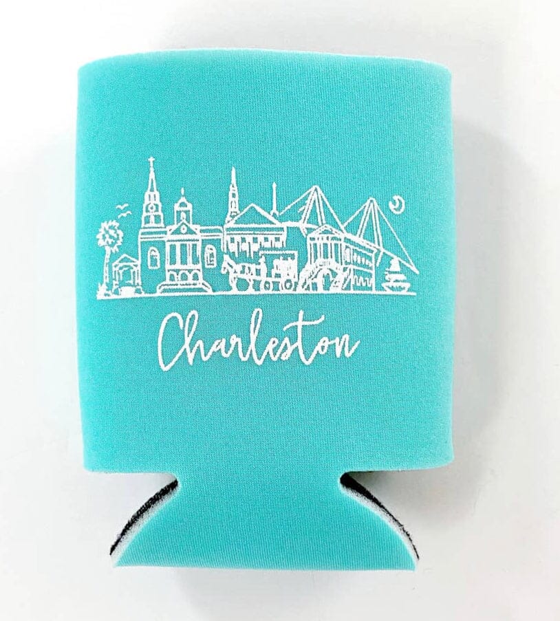 Charleston Turquoise Koozie The Happy Southerner