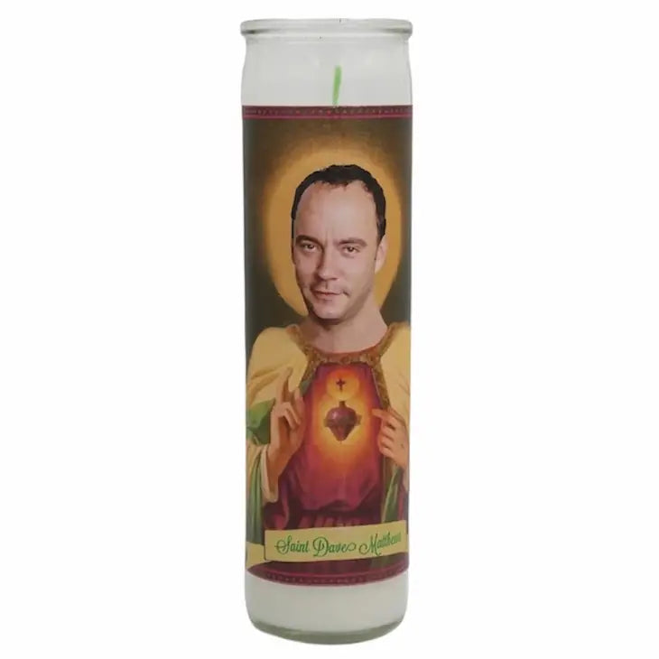 Dave Matthews Devotional Prayer Saint Candle The Happy Southerner