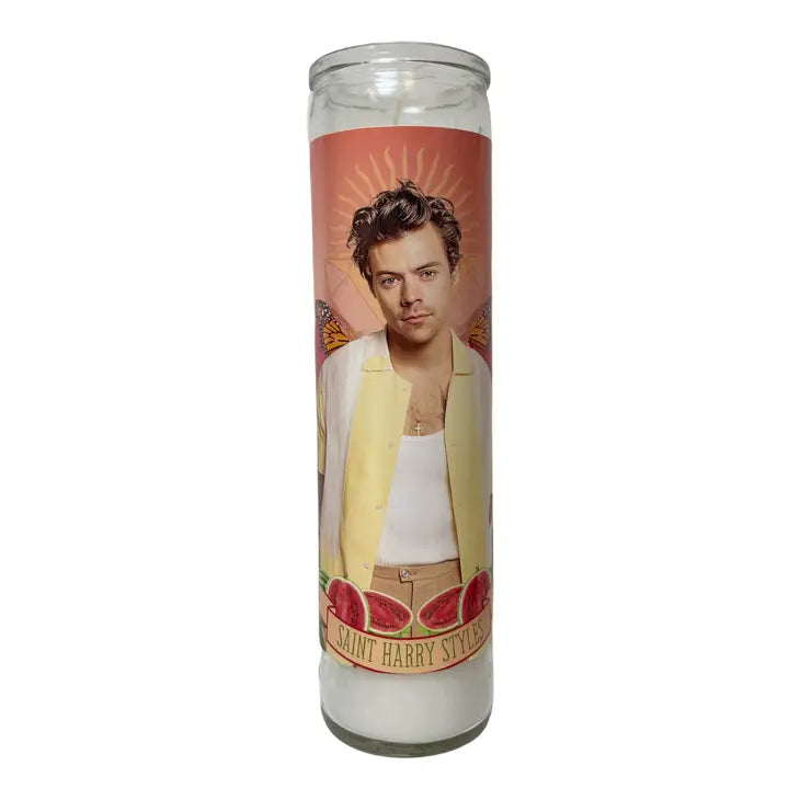 Harry Styles Altar Candle The Happy Southerner